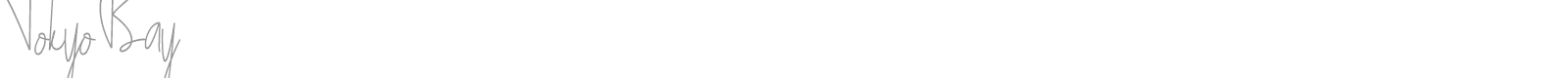 Tokyo Bay font preview